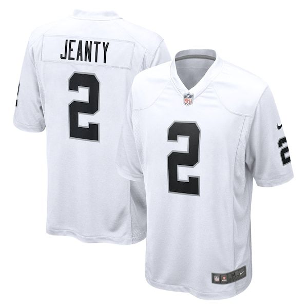 Las Vegas Raiders Ashton Jeanty Game Jersey - White
