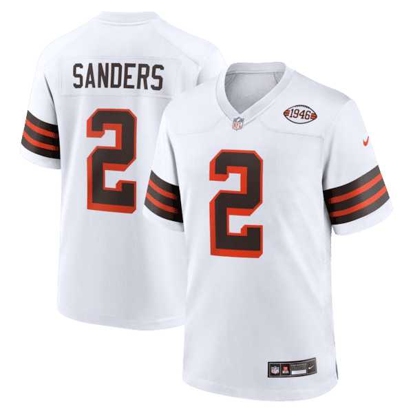 Cleveland Browns Shedeur Sanders Alternate Game Jersey - White
