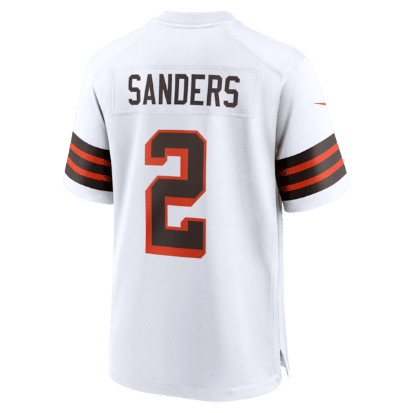Cleveland Browns Shedeur Sanders Alternate Game Jersey - White
