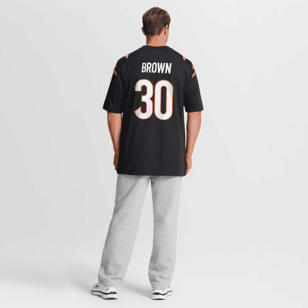 Cincinnati Bengals Chase Brown Game Jersey - Black