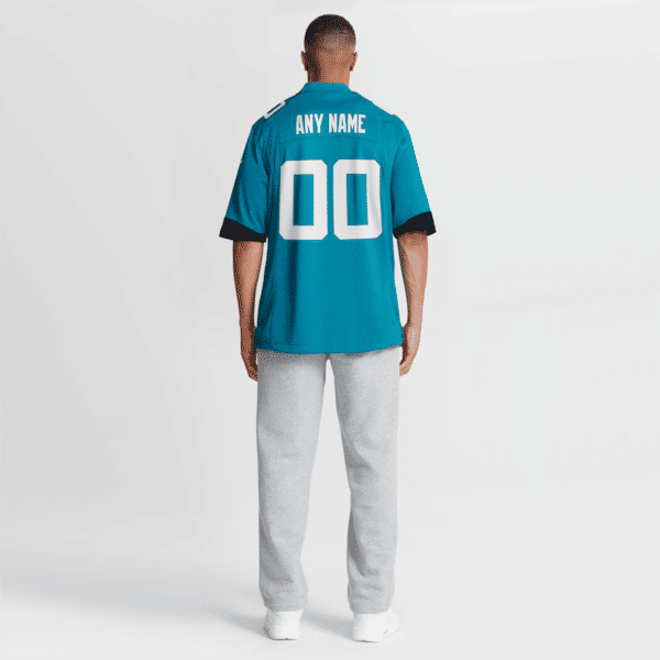 Jacksonville Jaguars Custom Game Jersey - Teal