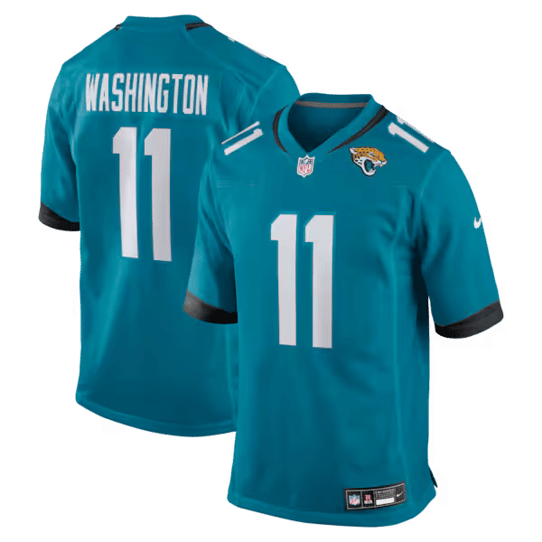 Jacksonville Jaguars Parker Washington Game Jersey - Teal