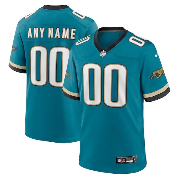 Jacksonville Jaguars Prowler Throwback Custom Game Jersey - Teal