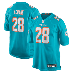 Miami Dolphins De'Von Achane Game Jersey - Aqua