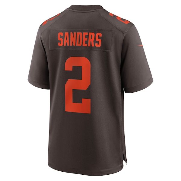 Cleveland Browns Shedeur Sanders Alternate Game Jersey - Brown