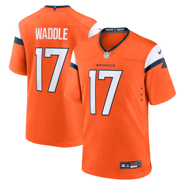 Denver Broncos Jaylen Waddle Game Jersey - Orange