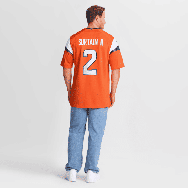 Denver Broncos Patrick Surtain II Team Game Jersey - Orange