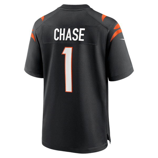 Cincinnati Bengals Ja'Marr Chase Game Jersey - Black