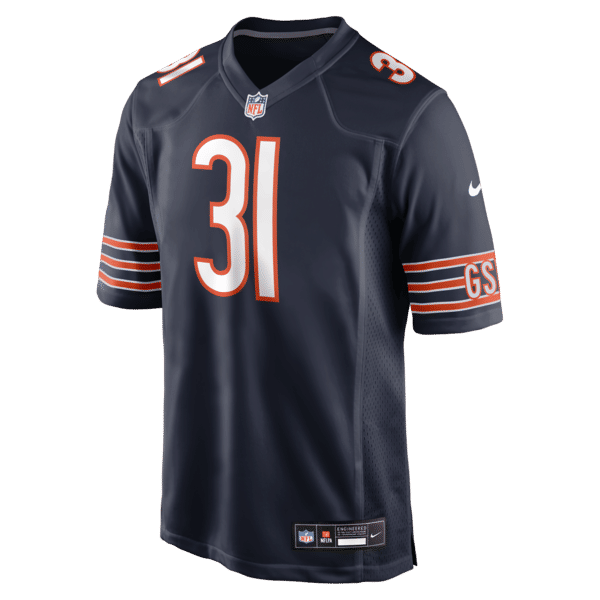 Chicago Bears Dillon Thieneman 2026 NFL Draft Game Jersey - Navy