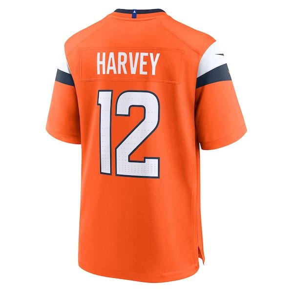 Denver Broncos RJ Harvey Game Jersey - Orange