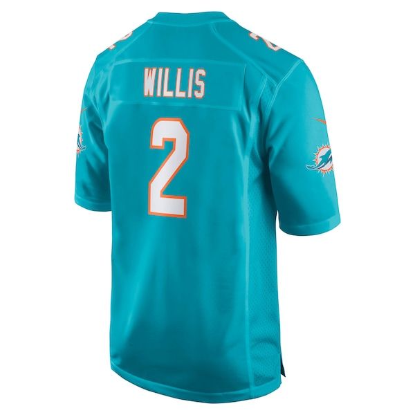 Miami Dolphins Malik Willis Game Jersey - Aqua