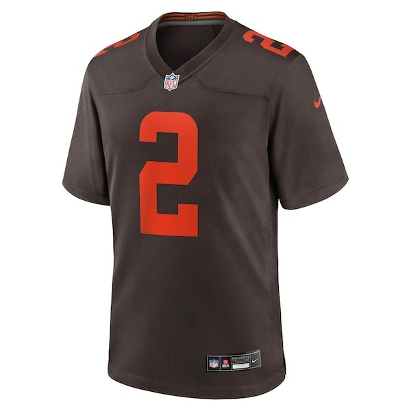 Cleveland Browns Shedeur Sanders Alternate Game Jersey - Brown