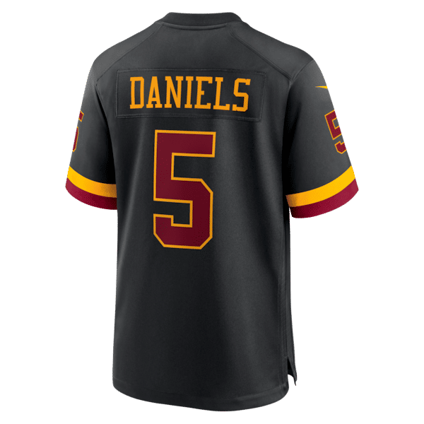 Washington Commanders Jayden Daniels Alternate Game Jersey - Black