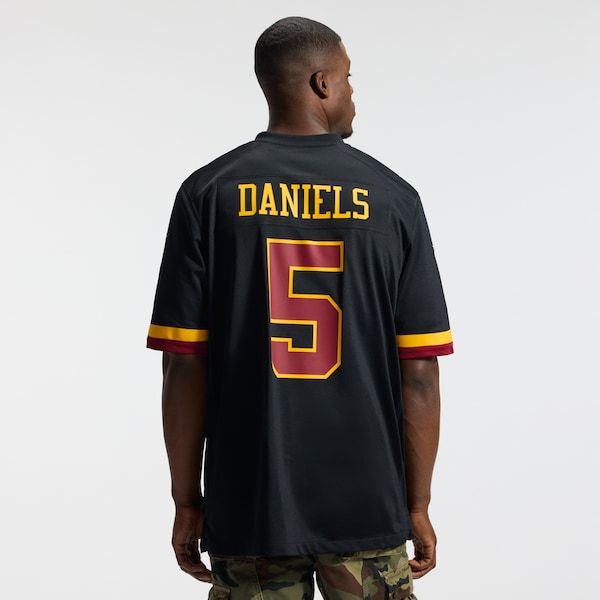 Washington Commanders Jayden Daniels Alternate Game Jersey - Black
