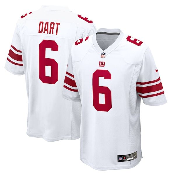 New York Giants Jaxson Dart Game Jersey - White