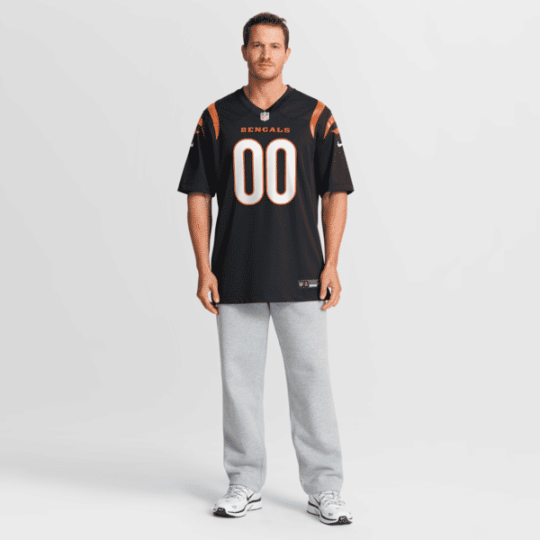 Cincinnati Bengals Custom Game Jersey - Black