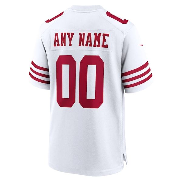 San Francisco 49ers Custom Game Jersey - White