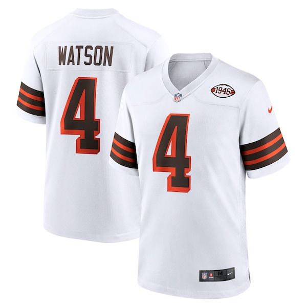 Cleveland Browns Deshaun Watson Alternate Game Jersey - White