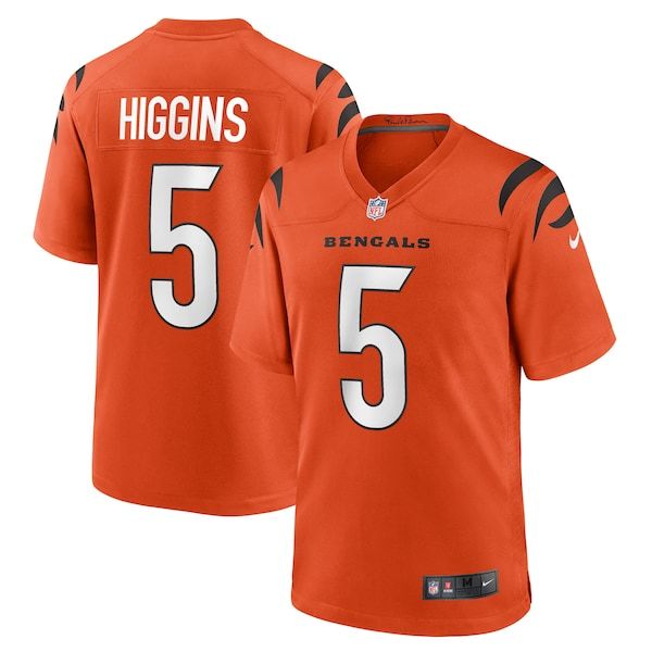 Cincinnati Bengals Tee Higgins Alternate Game Jersey - Orange
