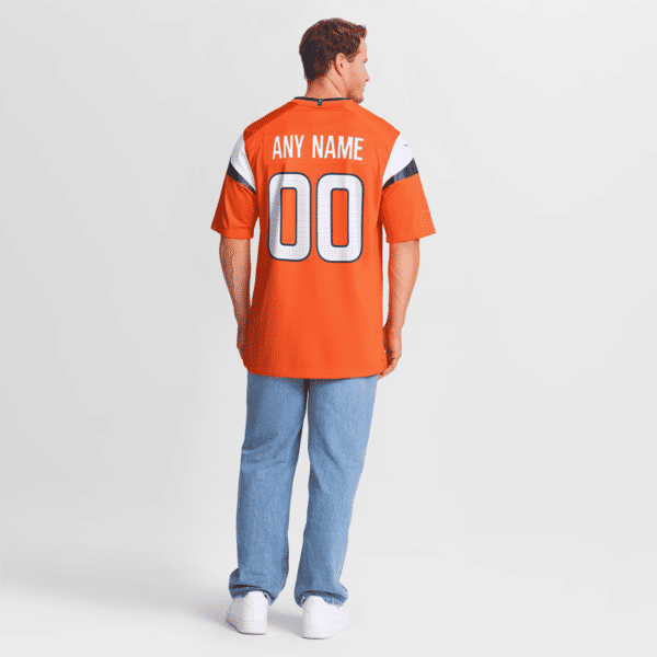 Denver Broncos Custom Game Jersey - Orange