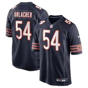 Chicago Bears Brian Urlacher Game Retired Player Jersey - Navy