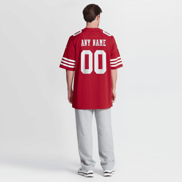 San Francisco 49ers Custom Game Jersey - Scarlet