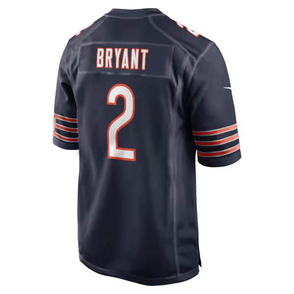 Chicago Bears Coby Bryant Team Game Jersey - Navy