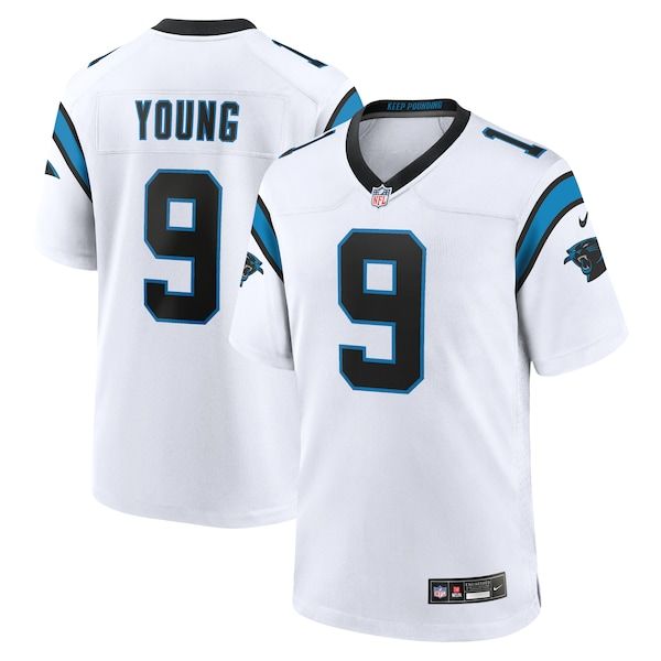 Carolina Panthers Bryce Young Game Jersey - White