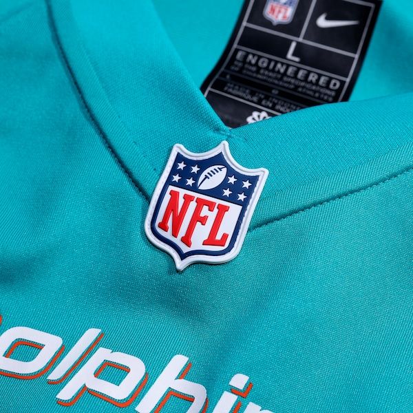 Miami Dolphins De'Von Achane Game Jersey - Aqua