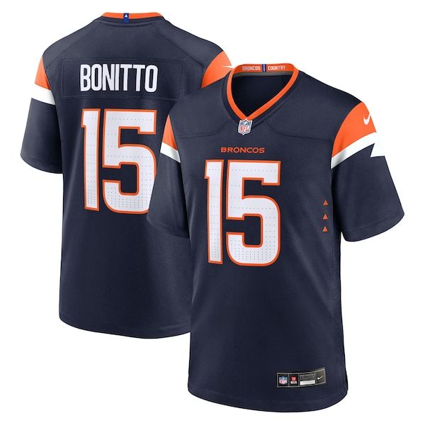 Denver Broncos Nik Bonitto Alternate Game Jersey - Navy