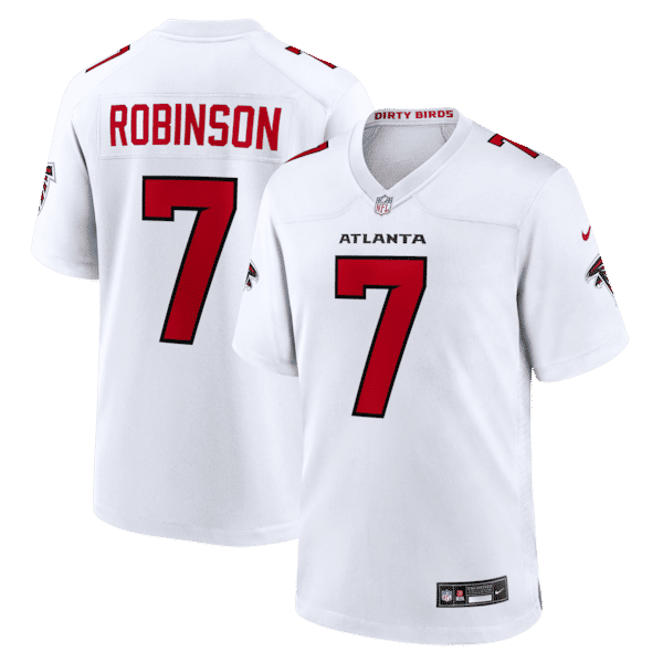 Atlanta Falcons Bijan Robinson Game Jersey - White
