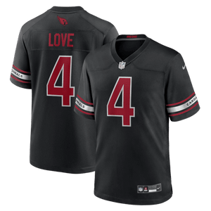 Arizona Cardinals Jeremiyah Love Alternate Game Player Jersey - Black