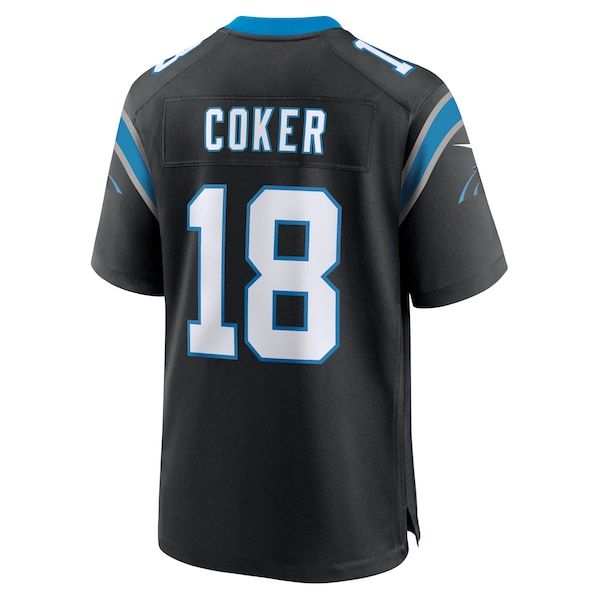 Carolina Panthers Jalen Coker Game Jersey - Black
