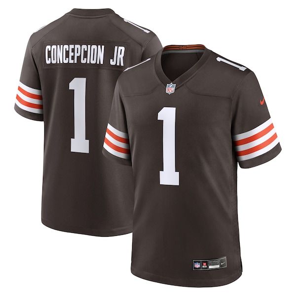 Cleveland Browns KC Concepcion 2026 Draft First Round Pick No. 24 Game Jersey - Brown