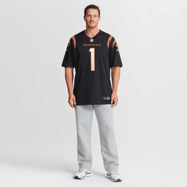 Cincinnati Bengals Ja'Marr Chase Game Jersey - Black