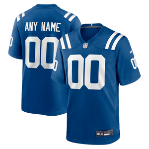 Indianapolis Colts Custom Game Jersey - Royal