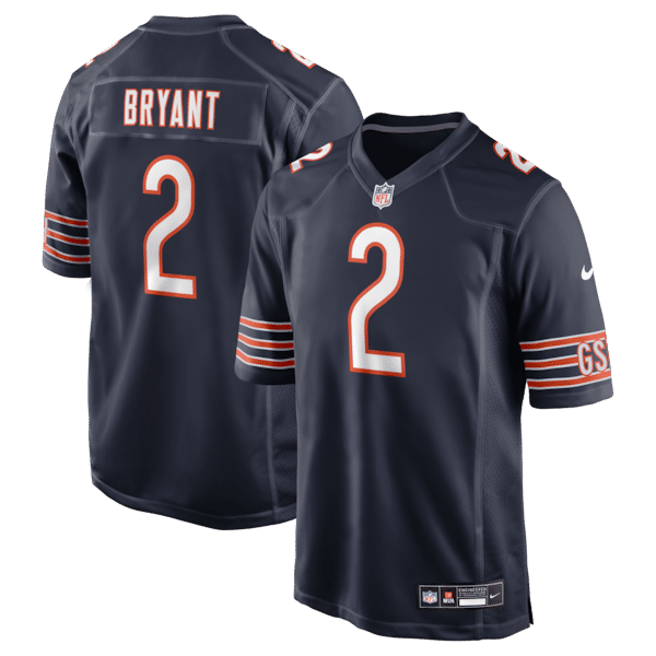 Chicago Bears Coby Bryant Team Game Jersey - Navy