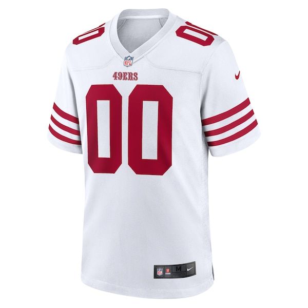San Francisco 49ers Custom Game Jersey - White