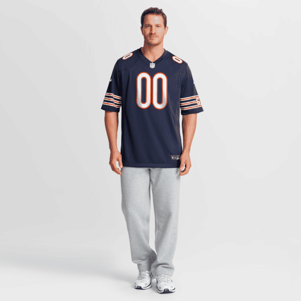 Chicago Bears Custom Game Jersey - Navy