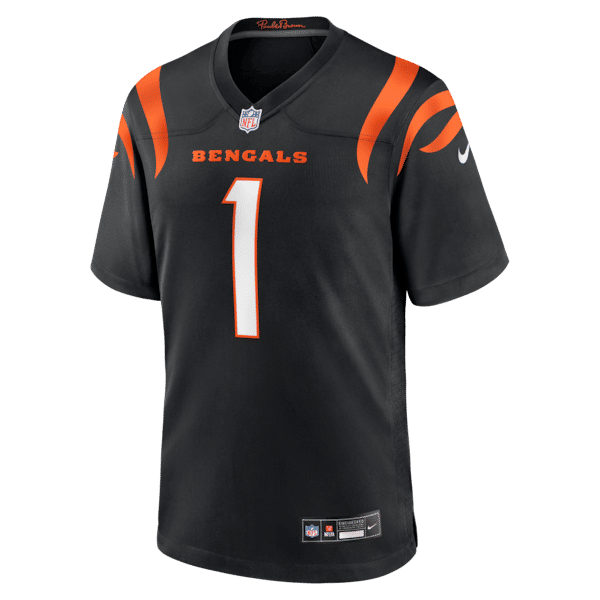 Cincinnati Bengals Ja'Marr Chase Game Jersey - Black