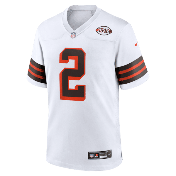 Cleveland Browns Shedeur Sanders Alternate Game Jersey - White