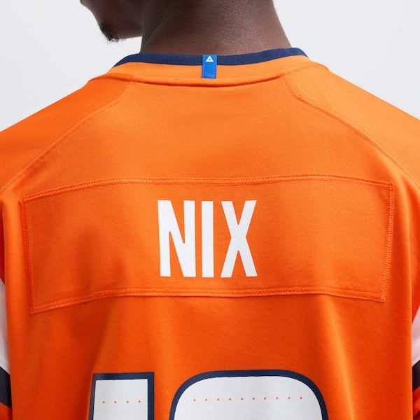 Denver Broncos Bo Nix Game Jersey - Orange