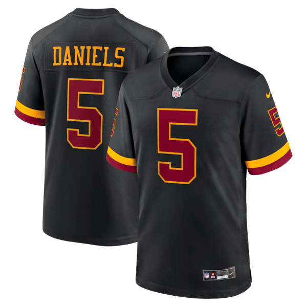 Washington Commanders Jayden Daniels Alternate Game Jersey - Black