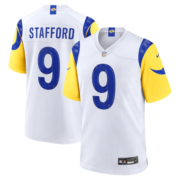 Los Angeles Rams Matthew Stafford Game Jersey - White