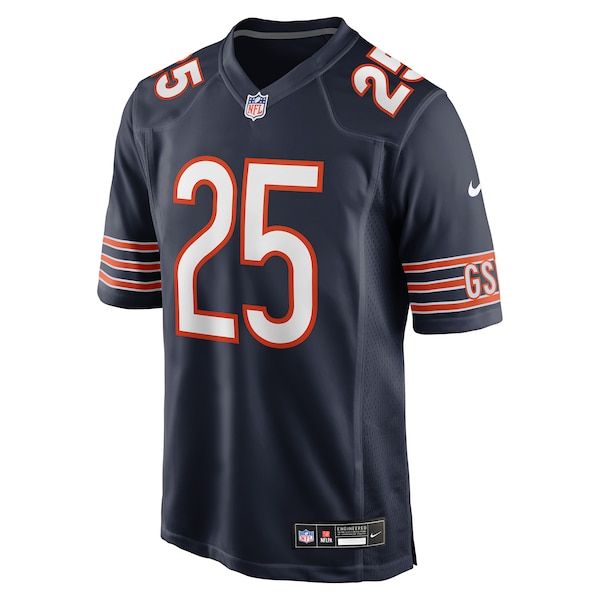 Chicago Bears Kyle Monangai Team Game Jersey - Navy
