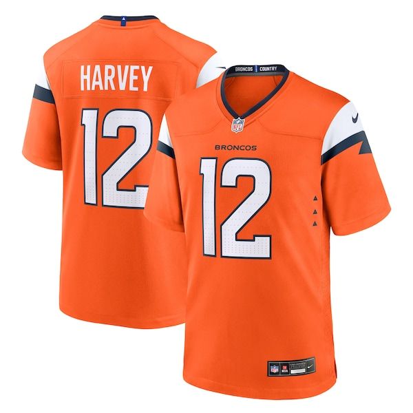 Denver Broncos RJ Harvey Game Jersey - Orange