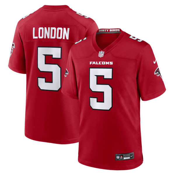 Atlanta Falcons Drake London Game Jersey - Red