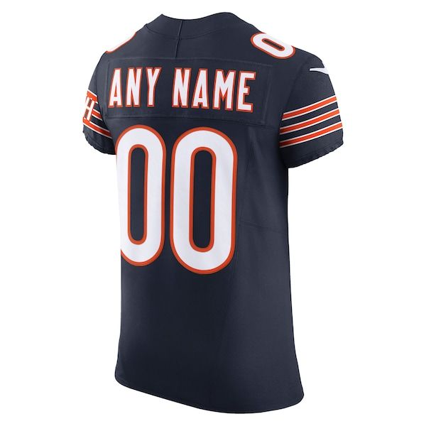 Chicago Bears Vapor F.U.S.E. Elite Custom Jersey - Navy