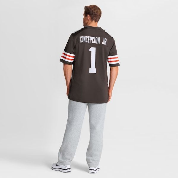 Cleveland Browns KC Concepcion 2026 Draft First Round Pick No. 24 Game Jersey - Brown