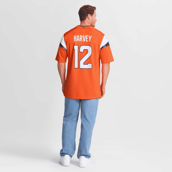 Denver Broncos RJ Harvey Game Jersey - Orange